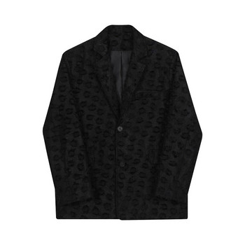Ανδρικό μακρυμάνικο κοστούμι LUZHEN Παλτό Fashion Laple Cardigan Personality Tassel Blazers Trend Shoulder Pad Jacket Ρούχα 20ab24