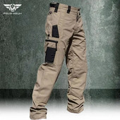 Pantaloni cargo pentru bărbați Pantaloni de lucru cu buzunare multiple Pantaloni tactici casual Îmbrăcăminte de exterior pentru bărbați Pantaloni rezistenți la uzură, drepti, toamnă și iarnă