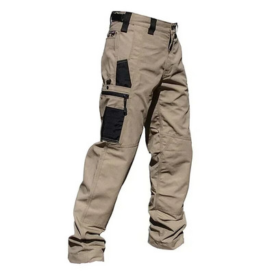 Pantaloni cargo pentru bărbați Pantaloni de lucru cu buzunare multiple Pantaloni tactici casual Îmbrăcăminte de exterior pentru bărbați Pantaloni rezistenți la uzură, drepti, toamnă și iarnă