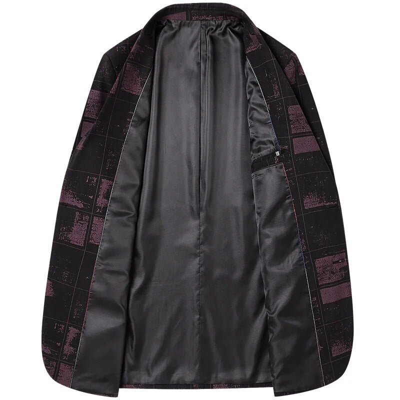 Kórejské módne pánske saká Jar Jeseň Spoločenský Príležitostný Mužský Blazer Slim Single breast Plaid Suit Jacket Osobnosť Suit Muž