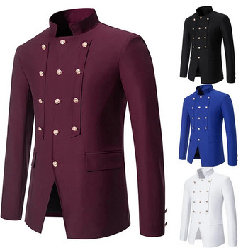 2024 Пролет Външна търговия Нов мъжки сватбен костюм с копчета Палто Мъжки костюм за свободното време Палто с тесен костюм