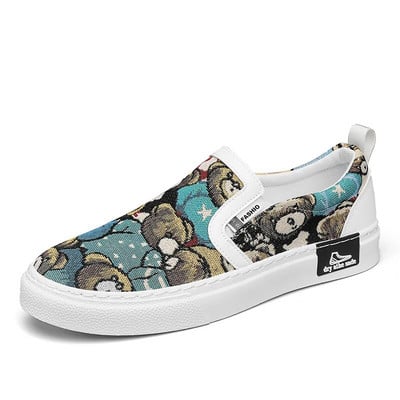 Pánske letné priedušné ležérne ploché topánky Pánske espadrilky Mokasíny Módne chlapčenské plátené topánky Rybárska obuv pre vodičov Pánske topánky