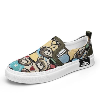 Pánske letné priedušné ležérne ploché topánky Pánske espadrilky Mokasíny Módne chlapčenské plátené topánky Rybárska obuv pre vodičov Pánske topánky