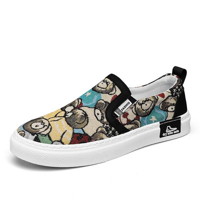 Pánske letné priedušné ležérne ploché topánky Pánske espadrilky Mokasíny Módne chlapčenské plátené topánky Rybárska obuv pre vodičov Pánske topánky