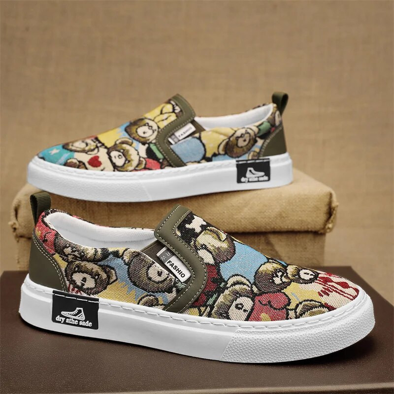 Pánske letné priedušné ležérne ploché topánky Pánske espadrilky Mokasíny Módne chlapčenské plátené topánky Rybárska obuv pre vodičov Pánske topánky