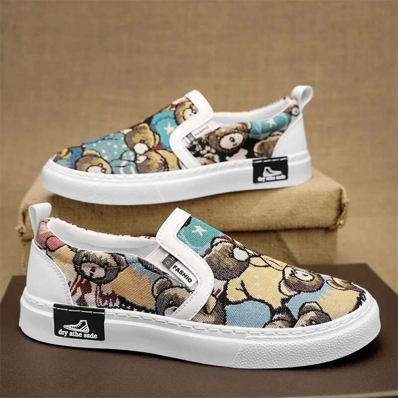 Pánske letné priedušné ležérne ploché topánky Pánske espadrilky Mokasíny Módne chlapčenské plátené topánky Rybárska obuv pre vodičov Pánske topánky