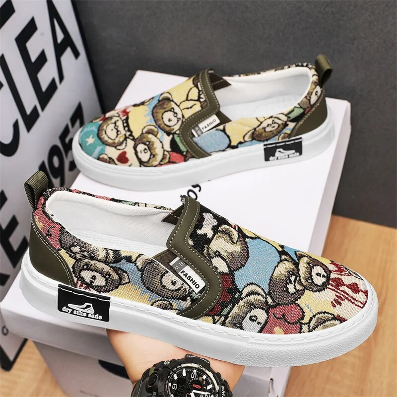 Pánske letné priedušné ležérne ploché topánky Pánske espadrilky Mokasíny Módne chlapčenské plátené topánky Rybárska obuv pre vodičov Pánske topánky