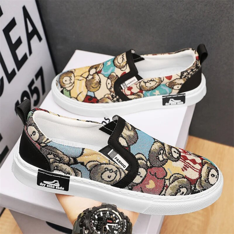 Pánske letné priedušné ležérne ploché topánky Pánske espadrilky Mokasíny Módne chlapčenské plátené topánky Rybárska obuv pre vodičov Pánske topánky