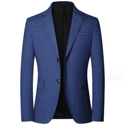 Άνοιξη φθινόπωρο 2024 Ανδρικό casual high-end μόδα casual νεανικό και μεσήλικα ριγέ τζάκετ blazer μεγάλου μεγέθους M-4XL