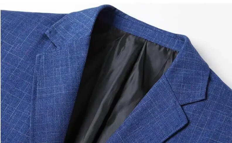 Άνοιξη φθινόπωρο 2024 Ανδρικό casual high-end μόδα casual νεανικό και μεσήλικα ριγέ τζάκετ blazer μεγάλου μεγέθους M-4XL