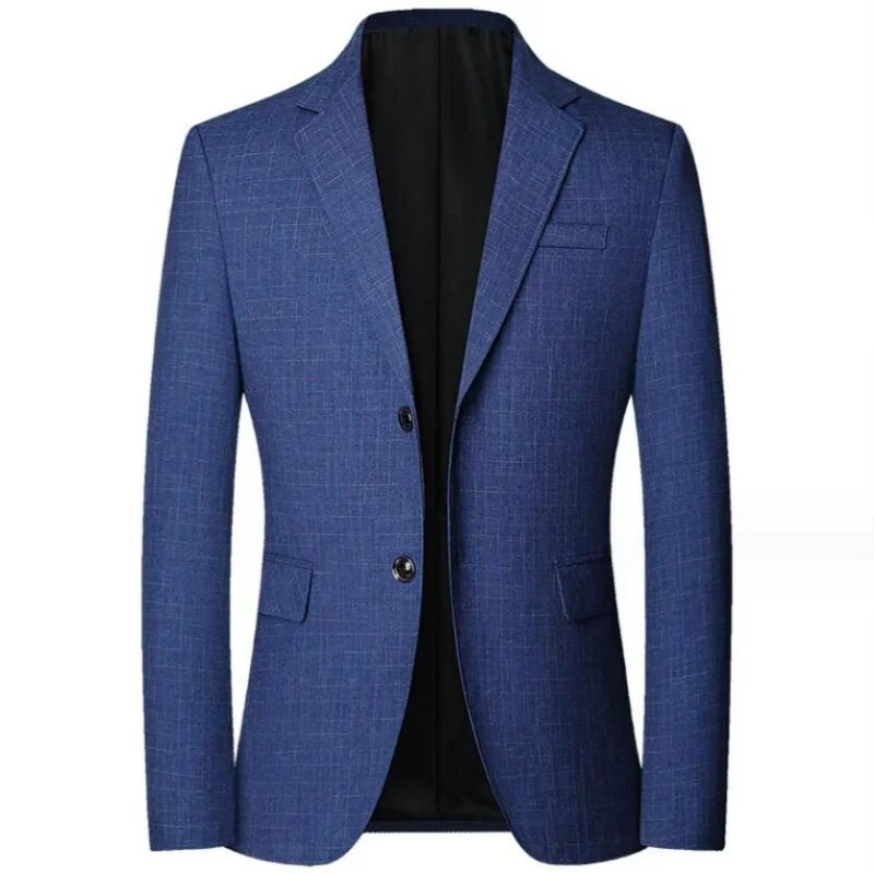 Άνοιξη φθινόπωρο 2024 Ανδρικό casual high-end μόδα casual νεανικό και μεσήλικα ριγέ τζάκετ blazer μεγάλου μεγέθους M-4XL