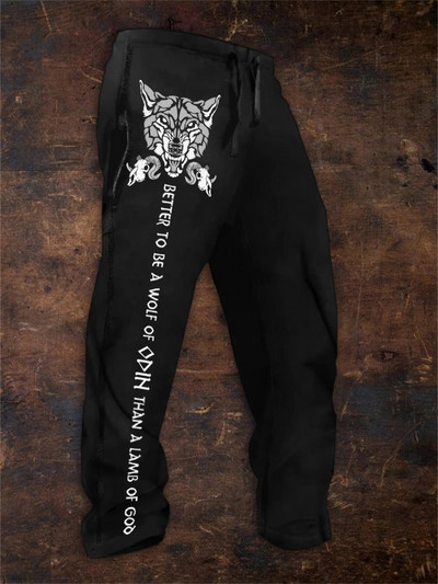 Pantaloni de sport ocazional, de epocă, imprimați 3D, pentru bărbați, cu șnur, talie elastică, pentru îmbrăcăminte sportivă confortabilă, respirabilă