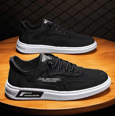 Καλοκαιρινά μοντέρνα πράσινα πάνινα παπούτσια Ανδρικά παπούτσια με κορδόνια με κορδόνια για εφήβους που αναπνέουν μαθητικά παπούτσια