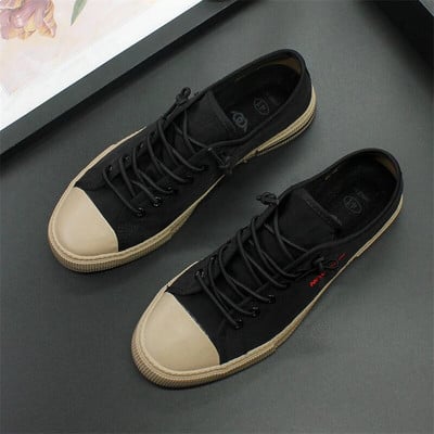 Pánske topánky Big yards v lete 2023, mládežnícka rekreačná obuv, priedušná látková obuv s mäkkou podrážkou, ploché sandále Joker, balík pošta