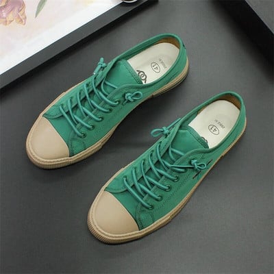 Pánske topánky Big yards v lete 2023, mládežnícka rekreačná obuv, priedušná látková obuv s mäkkou podrážkou, ploché sandále Joker, balík pošta