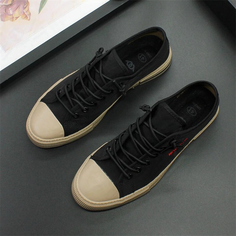 Pánske topánky Big yards v lete 2023, mládežnícka rekreačná obuv, priedušná látková obuv s mäkkou podrážkou, ploché sandále Joker, balík pošta