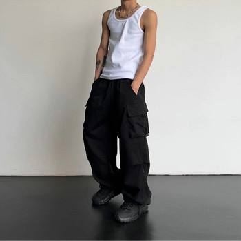 Streetwear Άνοιξη Καλοκαίρι Ανδρικό Παντελόνι Cargo Ανδρικό παντελόνι Harajuku Casual Ανδρικό Jogger Παντελόνι με φαρδύ πόδι Φαρδύ γυναικείο παντελόνι