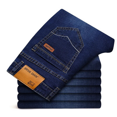 Blugi clasici pentru bărbați Jean Homme Pantalones Hombre Bărbați Spijkerbroek Mannen Soft Black Biker Masculino Denim Salopete Bărbați Pantaloni