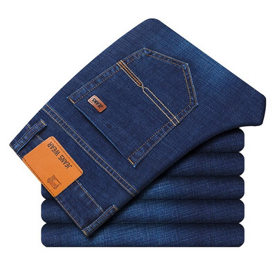 Blugi clasici pentru bărbați Jean Homme Pantalones Hombre Bărbați Spijkerbroek Mannen Soft Black Biker Masculino Denim Salopete Bărbați Pantaloni