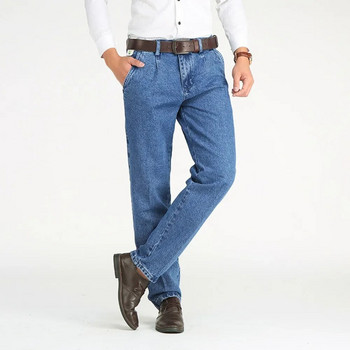 2023 Χοντρό βαμβακερό ύφασμα Χαλαρή Εφαρμογή Μάρκα Τζιν Ανδρικά Casual Classic Straight Loose Jeans Ανδρικό τζιν παντελόνι Παντελόνι Μέγεθος 28-40
