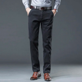 Ανδρικά τζιν βαμβακερά 2022 μάρκας KUBRO τζιν παντελόνια μάρκας κλασικά ρούχα Ολόσωμες φόρμες ίσια παντελόνια για άντρες Μπλε τζιν Μέγεθος 30-38