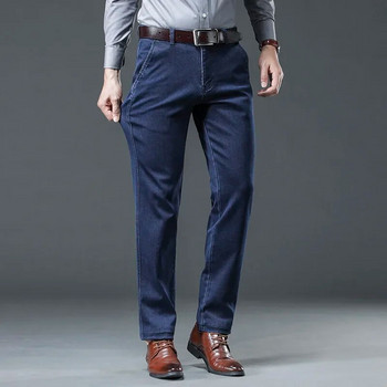 Ανδρικά τζιν βαμβακερά 2022 μάρκας KUBRO τζιν παντελόνια μάρκας κλασικά ρούχα Ολόσωμες φόρμες ίσια παντελόνια για άντρες Μπλε τζιν Μέγεθος 30-38