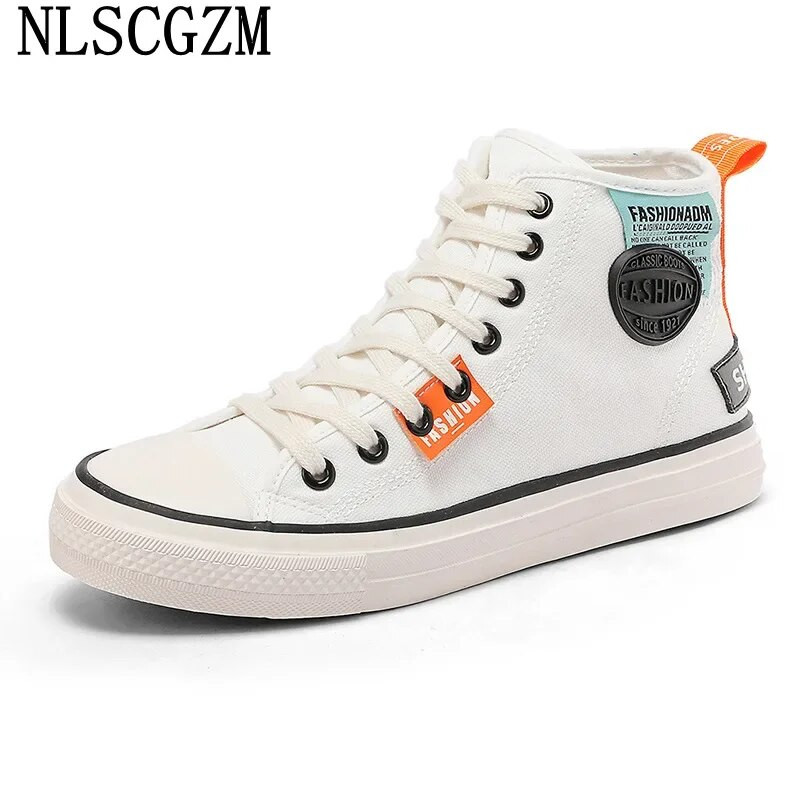 Pantofi bărbați Pantofi de pânză pentru bărbați Pantofi ocazional Pantofi înalți Pantofi casual Pantofi cu platformă Pantofi de sport pentru bărbați Vulcanize кросовки мужские