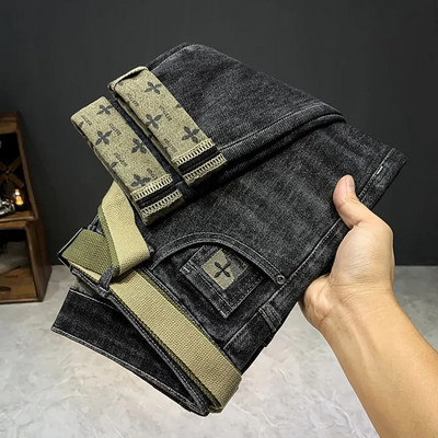 Harajuku Luxusné 2023 Nový príchod Dizajnérske pánske vyšívané džínsy Kovbojské hip hopové INS Streetwear nohavice Punk džínsy Pánske