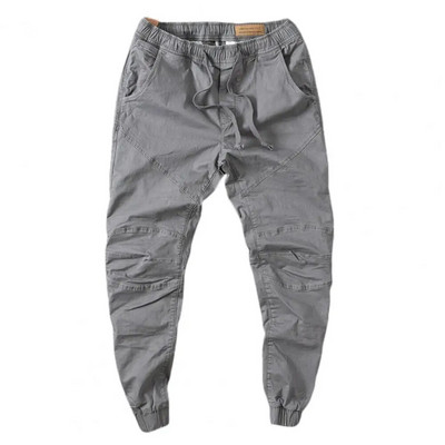 Pantaloni de jogging eleganti Pantaloni subțiri de culoare pură, de culoare solidă, pentru bărbați, pantaloni cargo, haine pentru bărbați