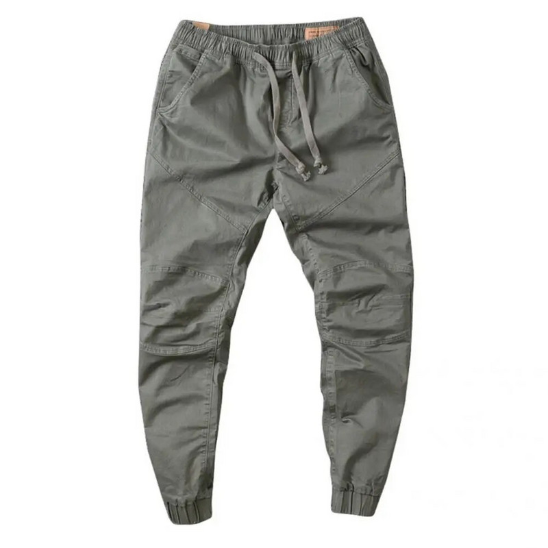 Pantaloni de jogging eleganti Pantaloni subțiri de culoare pură, de culoare solidă, pentru bărbați, pantaloni cargo, haine pentru bărbați