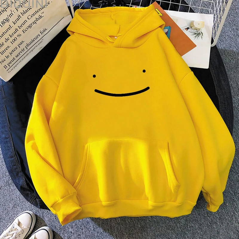 Dream Smp Hoodies Moteriškas Estetinis Oversized Hoodie Harajuku Megztiniai Vyriški Unisex Wram Ilgomis rankovėmis Kawaii Drabužiai Anime
