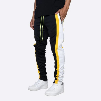 Pantaloni de sport pentru alergare pentru bărbați, cu fermoar, sport, fitness, jogging, dresuri, pantaloni de sport pentru antrenament pentru antrenament, alergare, jogging, pantaloni de sport