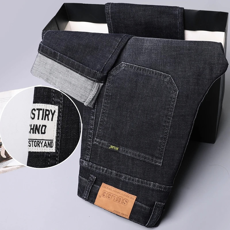 2023 Značka Viac farieb Exkluzívny dizajn Ležérne džínsy Pánske rovné Slim Stretch Pánske nohavice Vaqueros Hombre