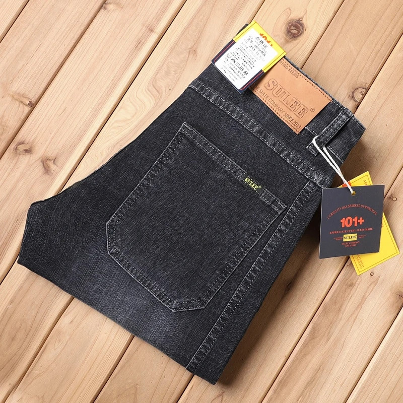 2023 Značka Viac farieb Exkluzívny dizajn Ležérne džínsy Pánske rovné Slim Stretch Pánske nohavice Vaqueros Hombre