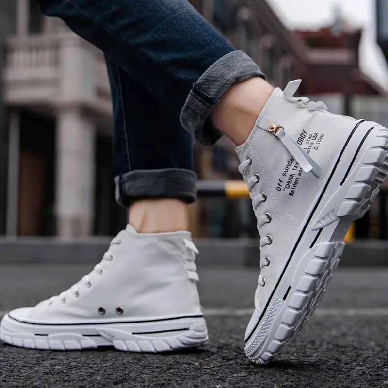 Pantofi pentru bărbați Pantofi sport vulcanizati din pânză ocazional Pantofi pentru bărbați, ușoare, la modă, în aer liber, rezistenți la uzură, pantofi de mers ocazional