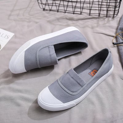 Pánske plátené topánky 2023 Jar a jeseň Nová sada nosenia kórejských študentov ploché topánky Lefu Módna ležérna obuv