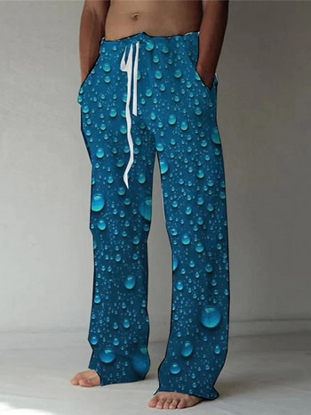2023 Нови мъжки панталони с шнур Ежедневни удобни спортни панталони Пролетни и летни мъжки свободни панталони Модни панталони за джогинг