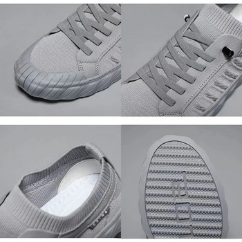 Летни мрежести обувки за мъже Тенденция за 2023 Ежедневни обувки Дишащи плоски мъжки мокасини Вулканизирани платнени обувки кроссовки мужские