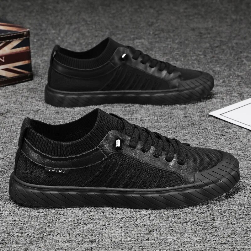 Vasariniai tinkliniai batai vyrams, 2023 m. tendencija laisvalaikio batai, orui pralaidūs, plokščiapadžiai vyriški batai, vulkanizuoti drobiniai batai кроссовки мужские