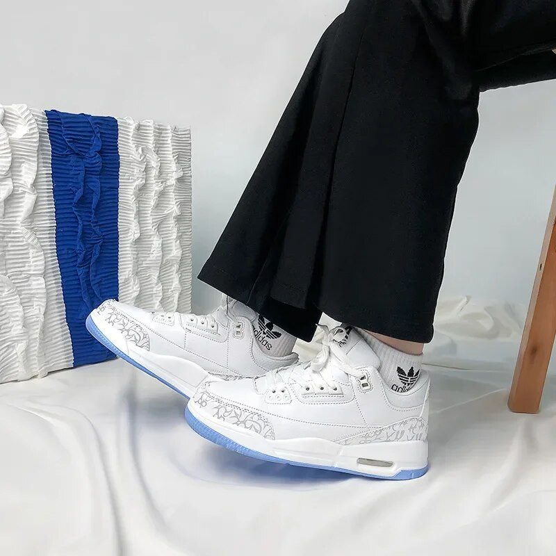 New Style Little White Shoes Graffiti Fashion Αθλητικά Παπούτσια Γυναικεία αναπνέοντα Casual Παπούτσια Ανδρικά παπούτσια για τρέξιμο