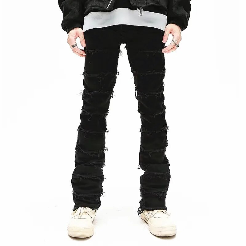 2023 Grunge oblečenie Y2K Streetwear Čierne úzke džínsy Nohavice pre mužov Kanye Hip Hop Ženy Nové dlhé nohavice Vetements Homme