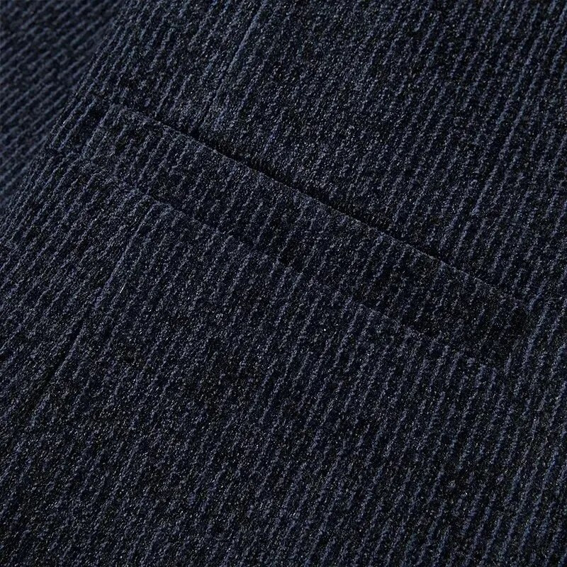 Ανδρικό κοστούμι ελεύθερου χρόνου Παλτό για άνοιξη και φθινόπωρο Χοντρό επαγγελματικό μαλλί μη σιδερωμένο κοστούμι για μεσήλικες άντρες μονόχρωμο δυτικό μπουφάν