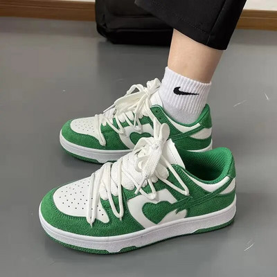 Toamnă nou pantofi de modă cuplu în formă de inimă pantofi vulcanizat respirabil pentru studenți confort tenis pentru alergare pantofi pentru bărbați în aer liber