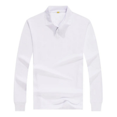 Diverse Culori Ieftin Uniforma De Munca Tricou Polo Barbati Maneca Lunga Pentru Publicitate