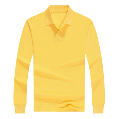 Diverse Culori Ieftin Uniforma De Munca Tricou Polo Barbati Maneca Lunga Pentru Publicitate