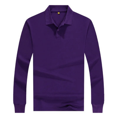 Diverse Culori Ieftin Uniforma De Munca Tricou Polo Barbati Maneca Lunga Pentru Publicitate