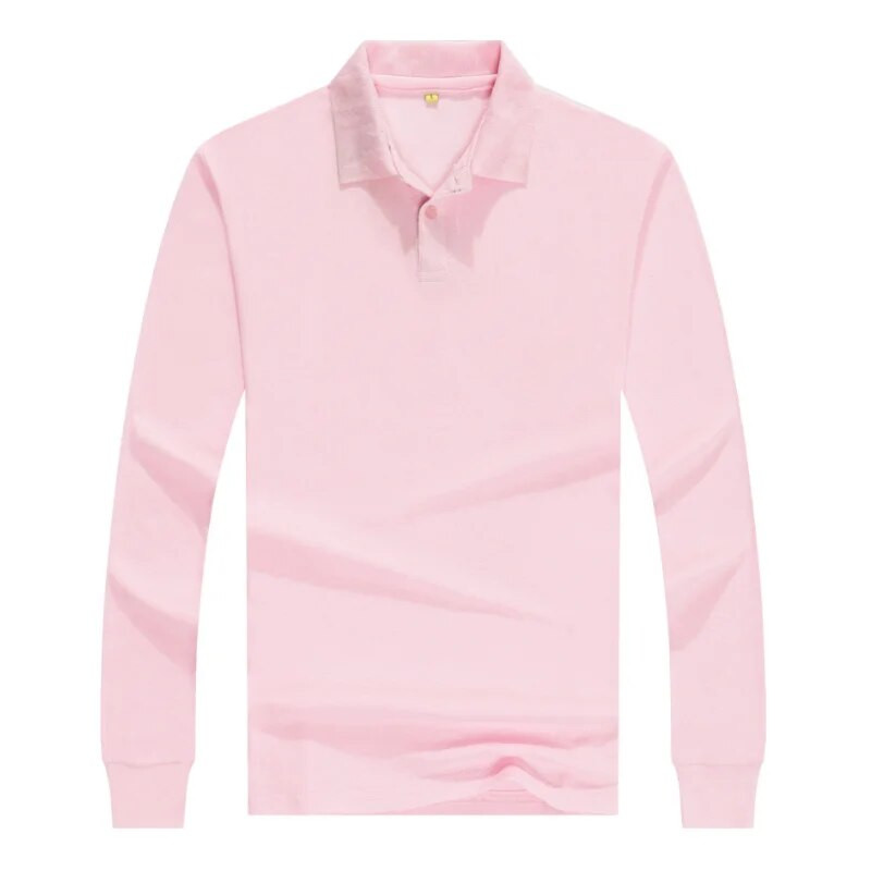 Diverse Culori Ieftin Uniforma De Munca Tricou Polo Barbati Maneca Lunga Pentru Publicitate