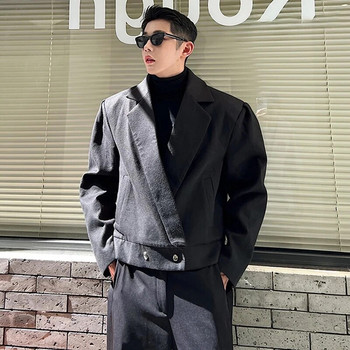 LUZHEN Ανδρικό σακάκι με μοντέρνα μπλέιζερ Κομψό ανοιξιάτικο κορεάτικο πολυχρηστικό πρωτότυπο κοστούμι Κομψό σχέδιο 2024 Μοντέρνα ρούχα C6e53c