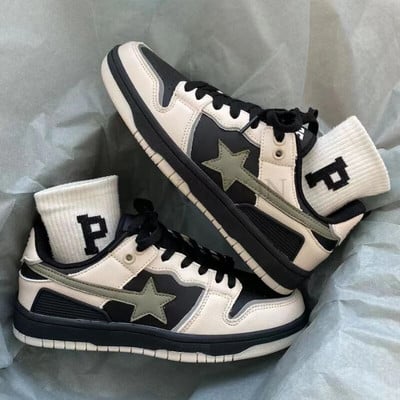 Pantofi femei Bărbați Tenisi clasici de modă Multicolor Retro Star Pantofi cu skateboard Cuplu Studenți Pantofi sport casual în aer liber