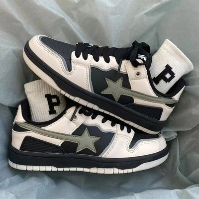 Pantofi femei Bărbați Tenisi clasici de modă Multicolor Retro Star Pantofi cu skateboard Cuplu Studenți Pantofi sport casual în aer liber